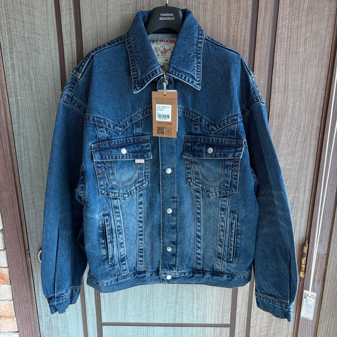 새상품(L)트루릴리젼 데님 트러커 자켓 인디고 상품이미지1