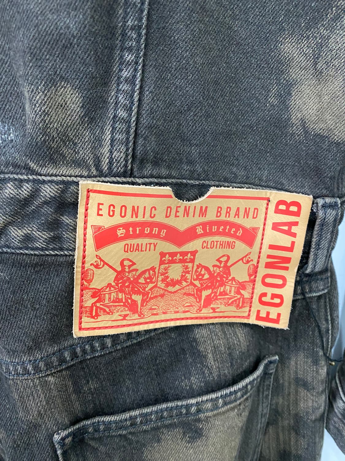 EGONLAB 타이다이 데님 점프수트(S) 상품이미지7