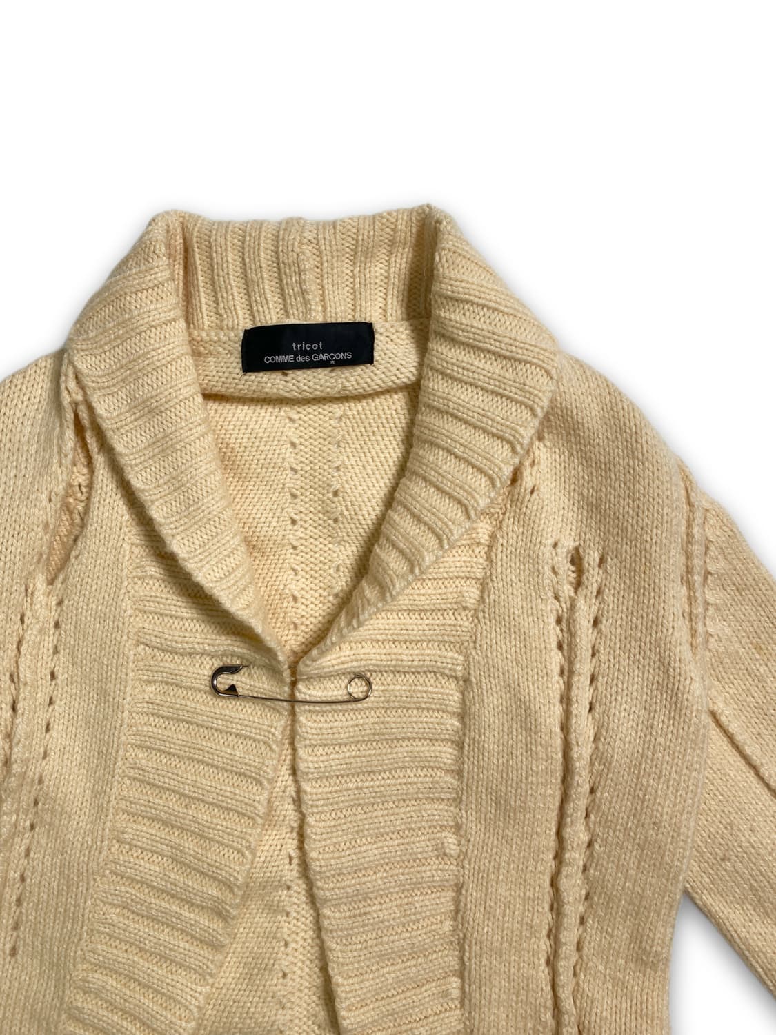꼼데가르송 트리콧 울 가디건 상품이미지2