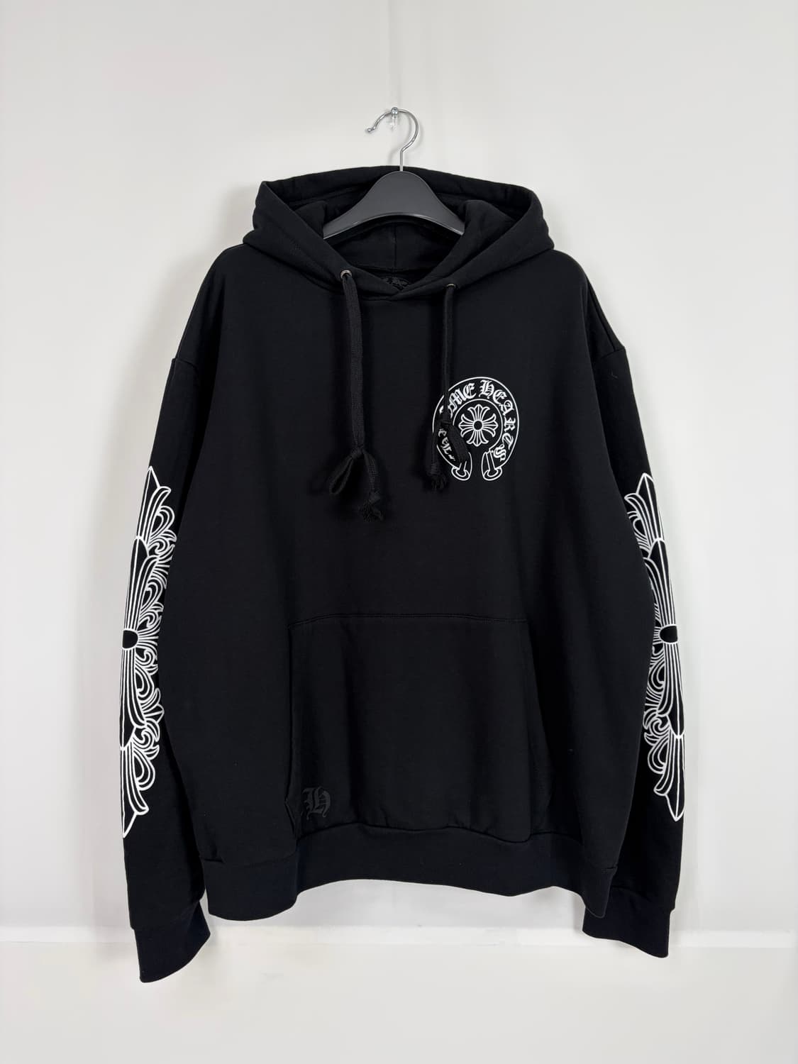 a292) 크롬하츠 플로랄 홀스슈 후드티 상품이미지1