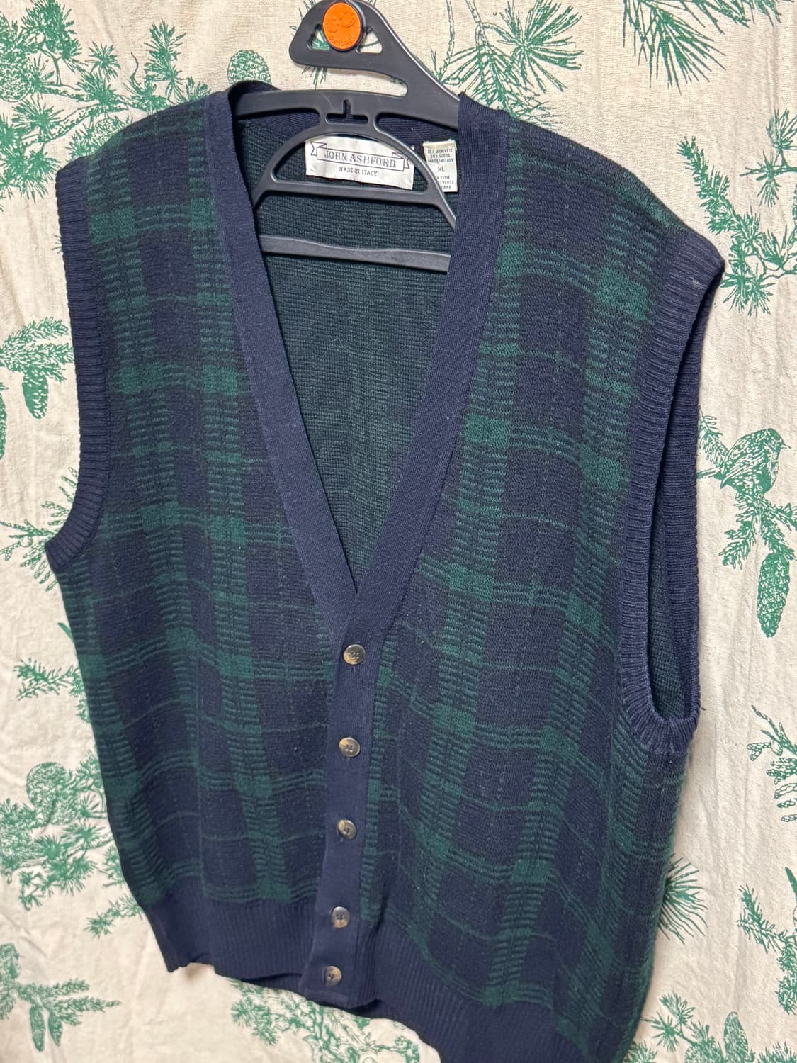 체크니트 조끼 상품이미지5