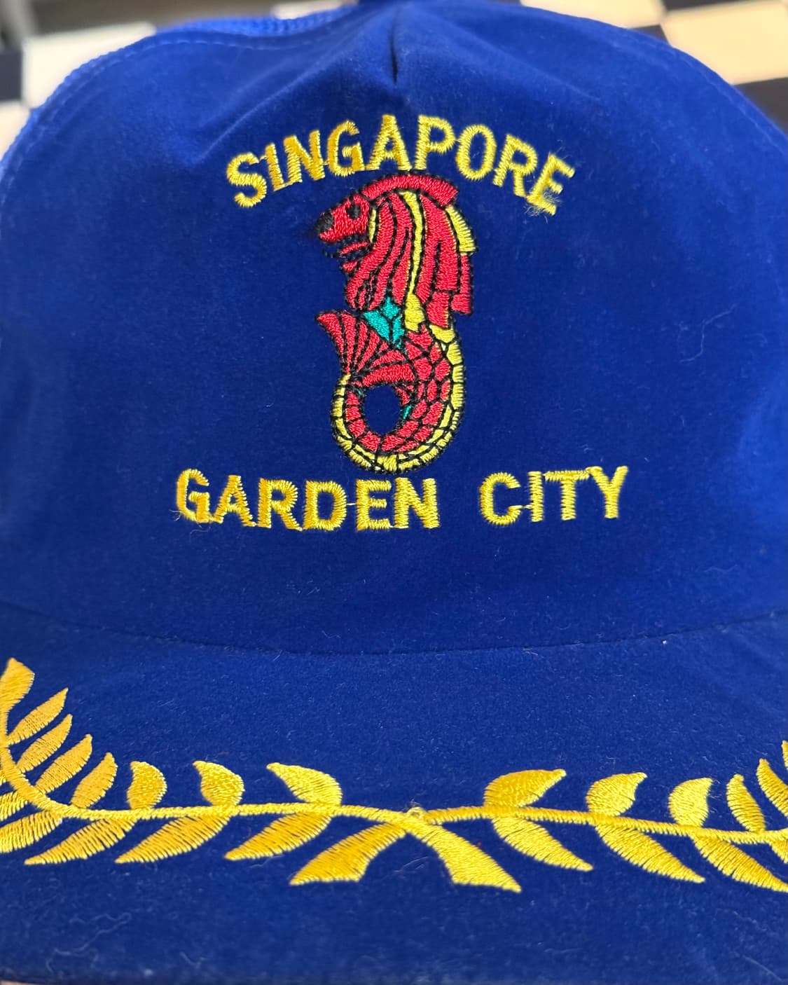 VINTAGE SINGAPORE  MESH CAP BLUE 상품이미지2