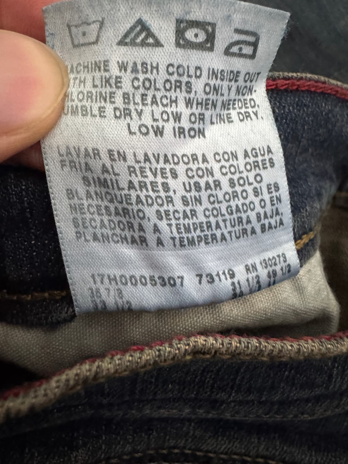 희귀!! 랭글러 y2k 스트레이트 핏 빈티지 워싱 데님팬츠 상품이미지5