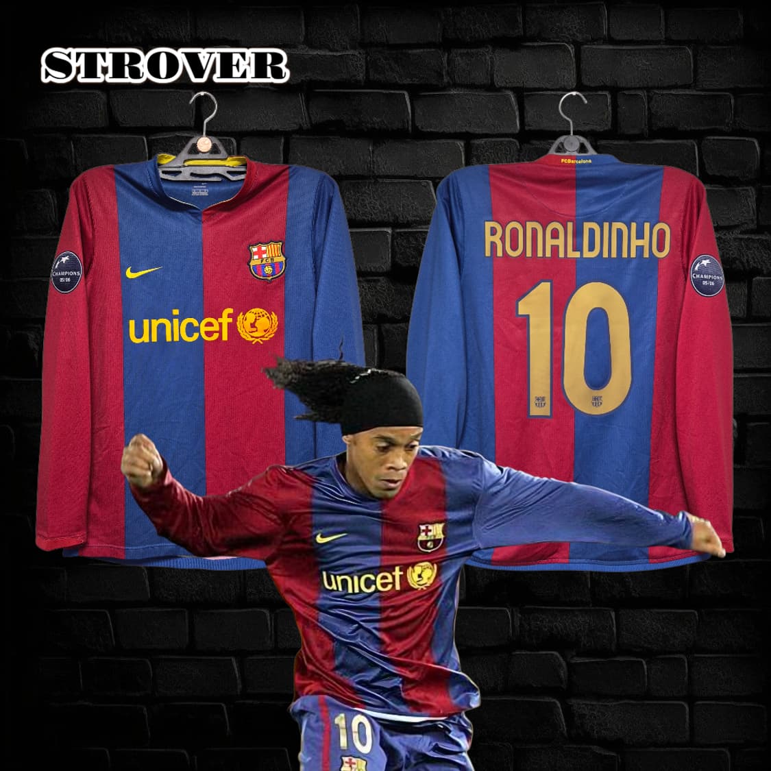 06/07 바르셀로나 호나우지뉴 M (긴팔) 상품이미지1