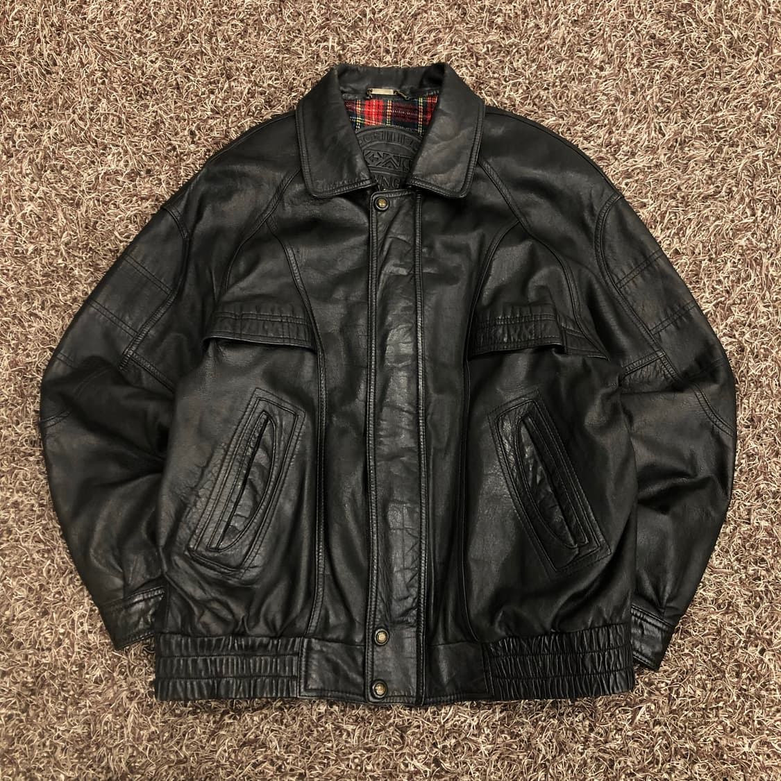 타운젠트 양가죽 봄버 레더 가죽 자켓 상품이미지1