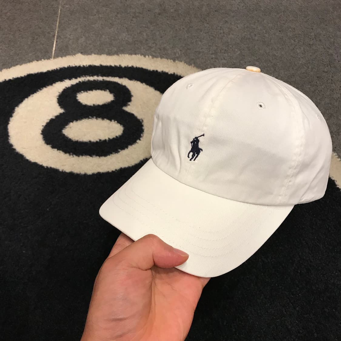 폴로 화이트 볼캡 상품이미지3