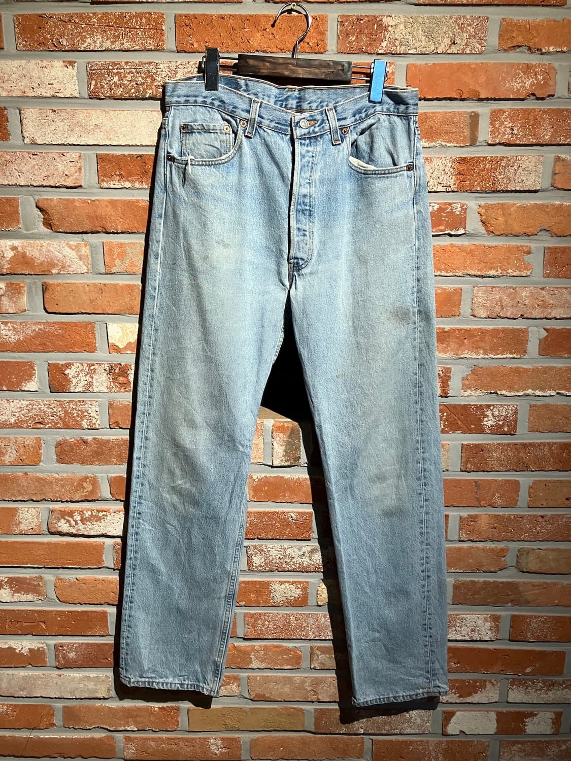 90s USA 빈티지 리바이스 501 데님 팬츠 상품이미지2