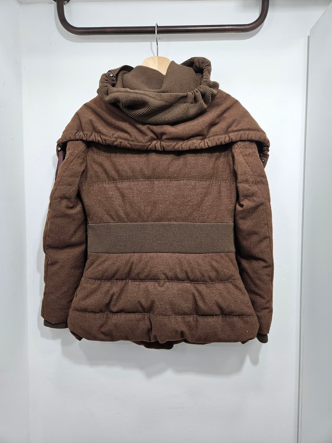 타임(TIME) 다운패딩 코트 브라운 상품이미지10