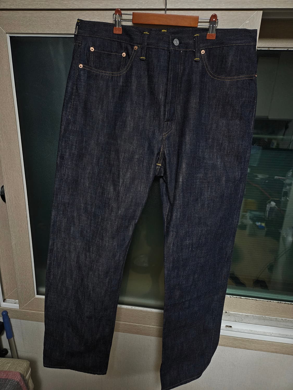브론슨 Lot 55801XX 1950s Selvedge 데님진 36 상품이미지3