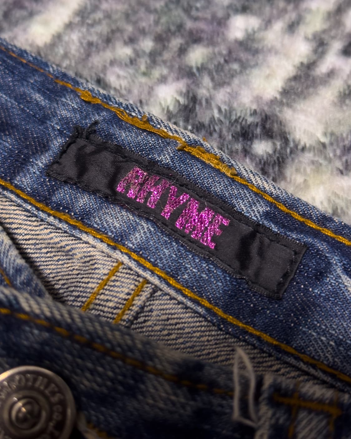 {UNKNOWN} Multi Patch Distressed Jeans   상품이미지8