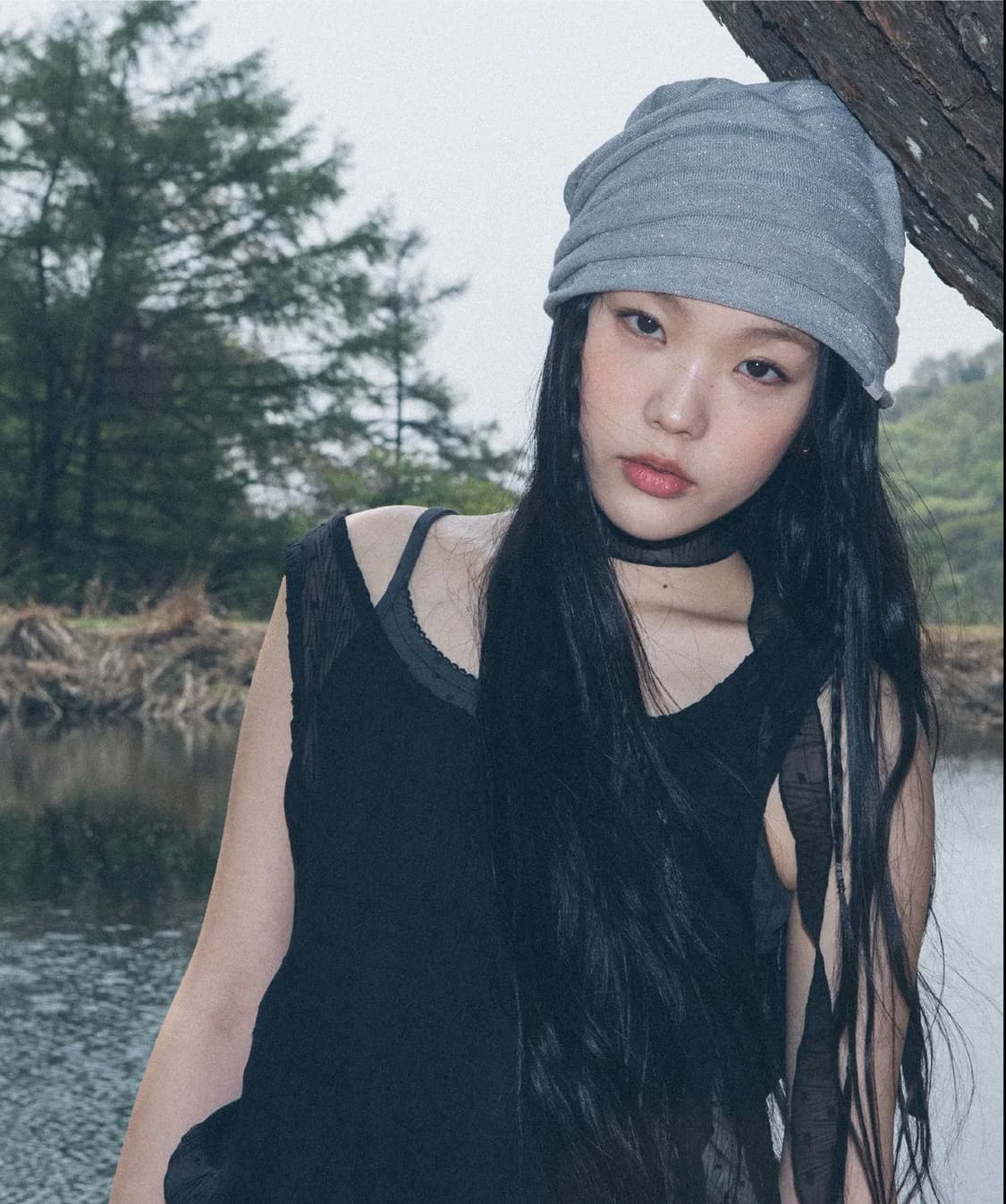 뚜오미오 그레이 글리터 비니 상품이미지1