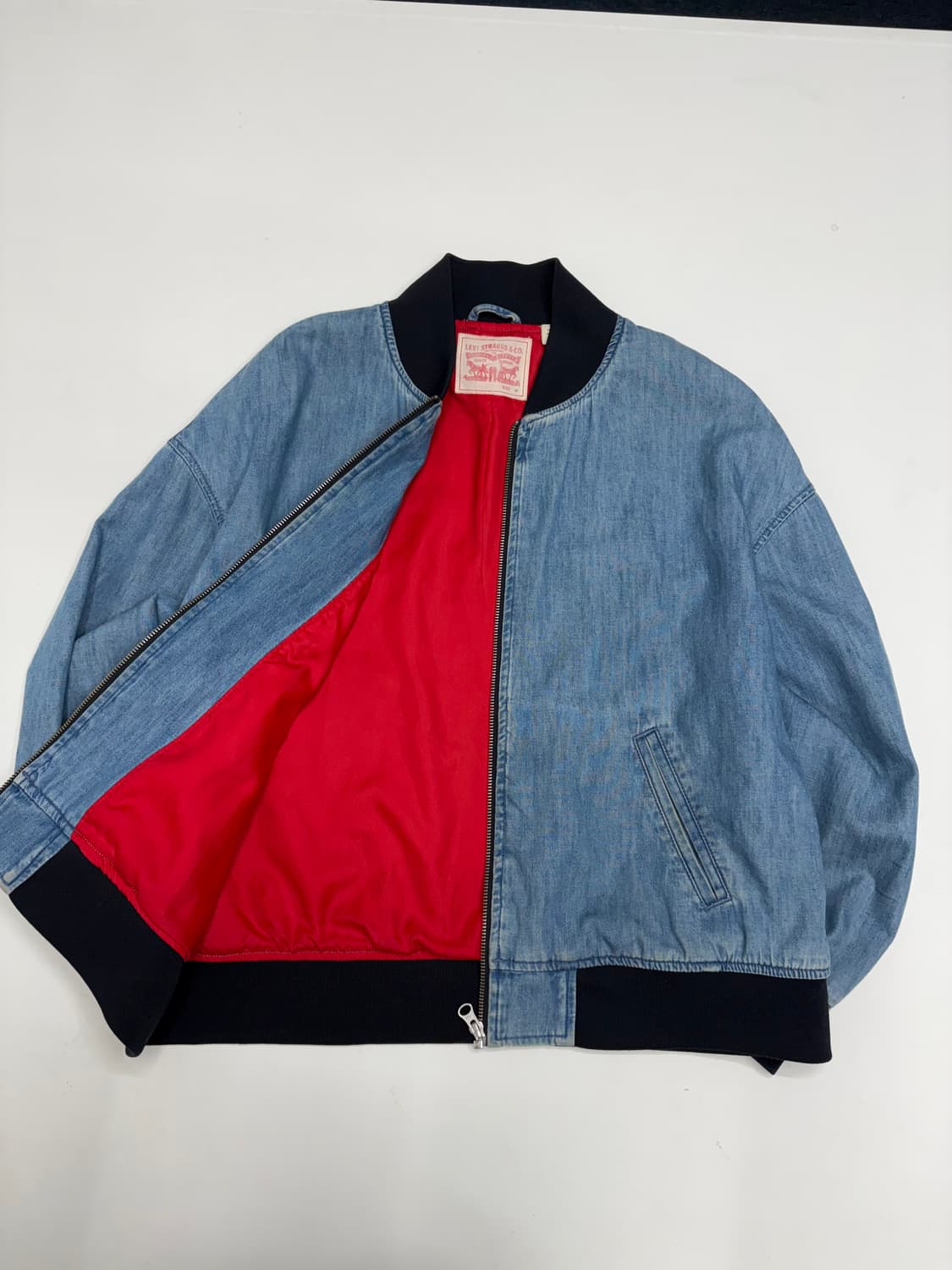 리바이스 데님 블루종 자켓 상품이미지1