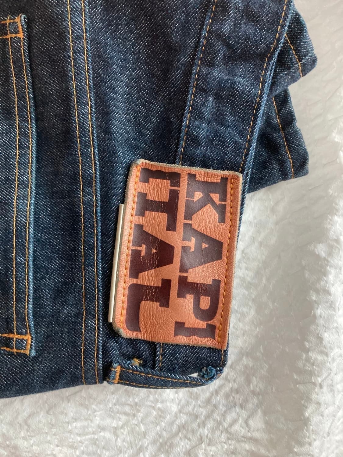 캐피탈 셀비지 스트레이트 데님 팬츠 34 상품이미지3