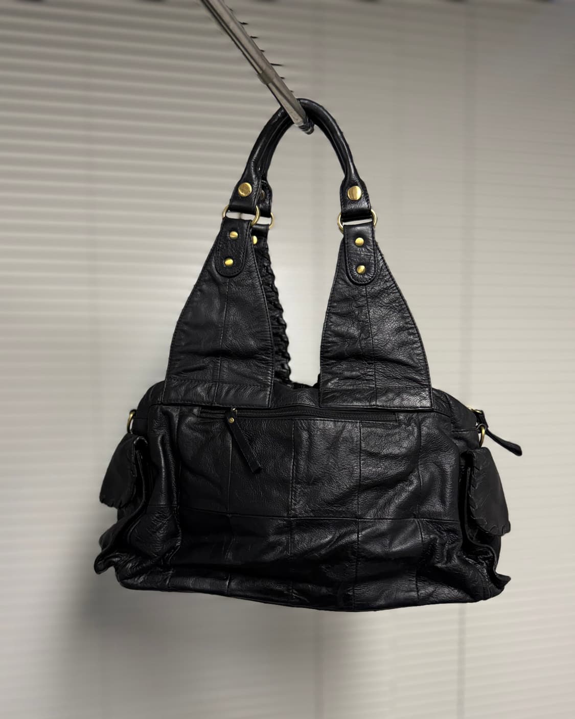 빈티지 레더 숄더 백 상품이미지6