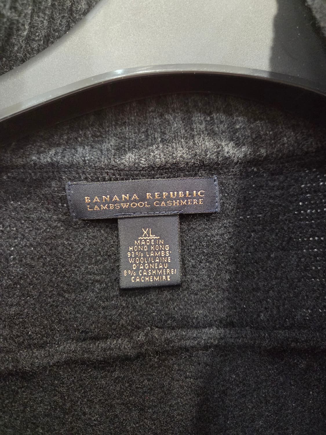 바나나 리퍼블릭 램스울 캐시미어 니트(XL)
 상품이미지4