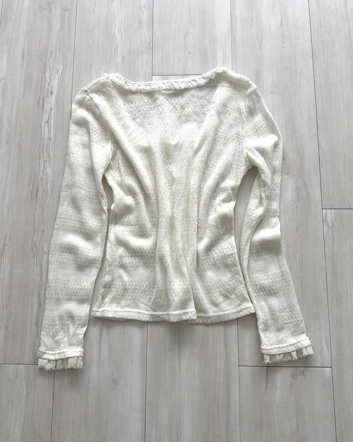 Ivory Romantic Blouse Top 상품이미지9