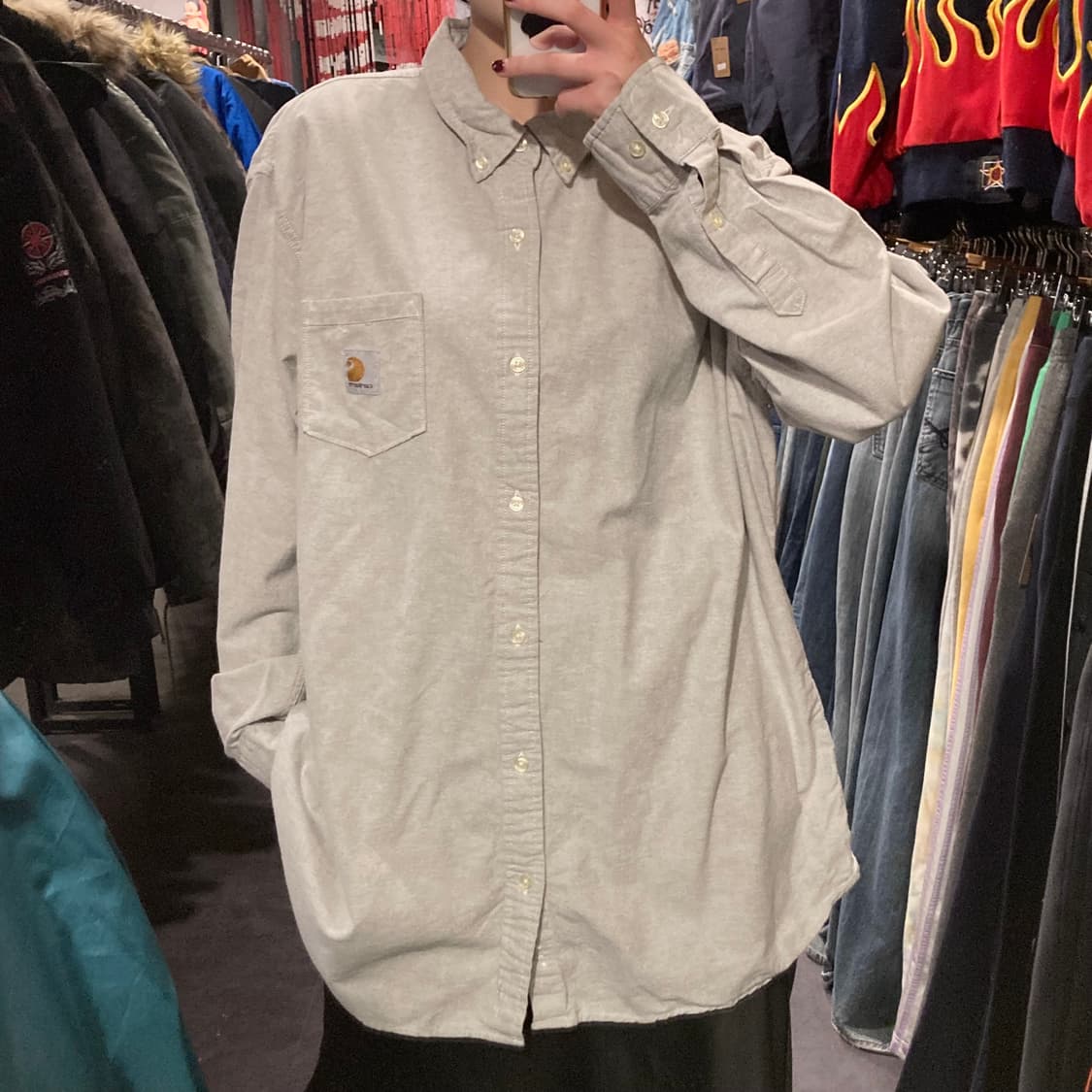 [IM] 칼하트 웜그레이 긴팔셔츠 상품이미지5