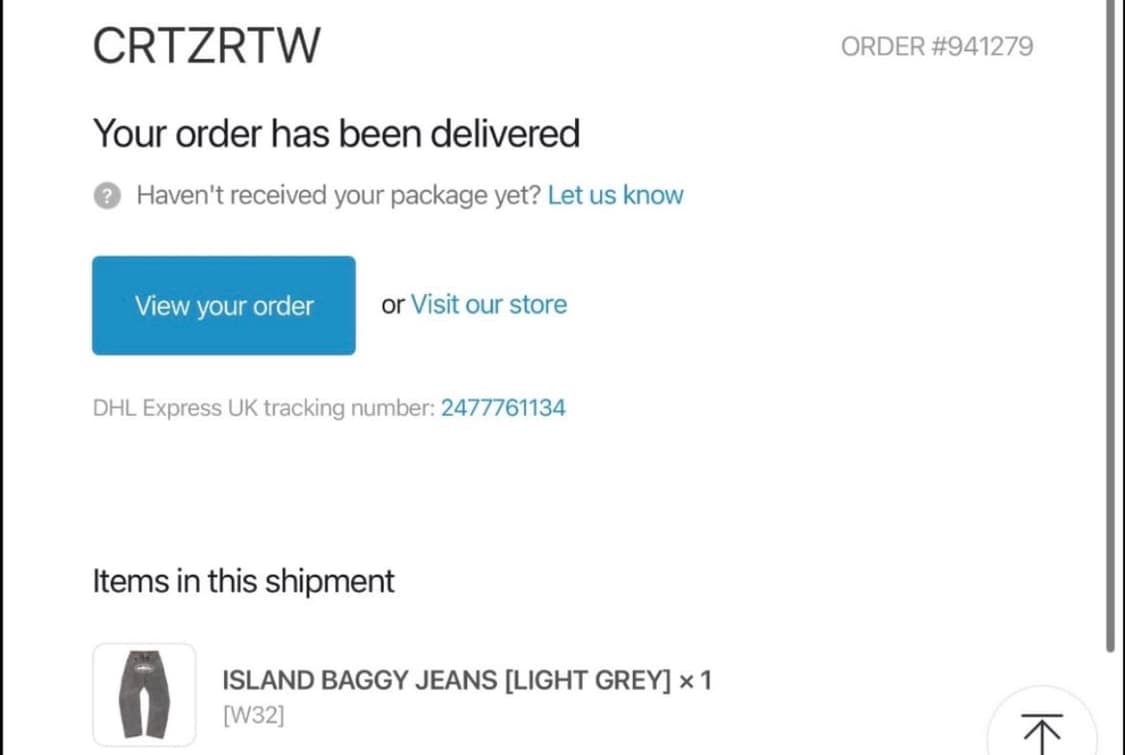 코르테이즈 아일랜드 배기진 라이트 그레이 32 상품이미지2