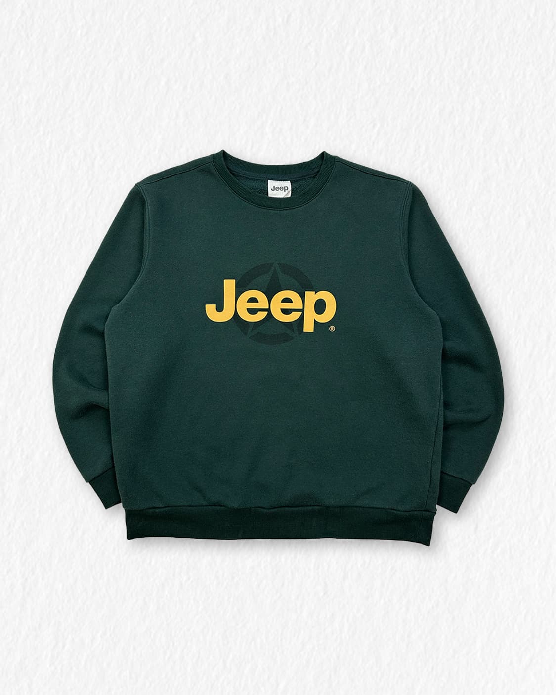 JEEP 기모 맨투맨 그린 상품이미지1