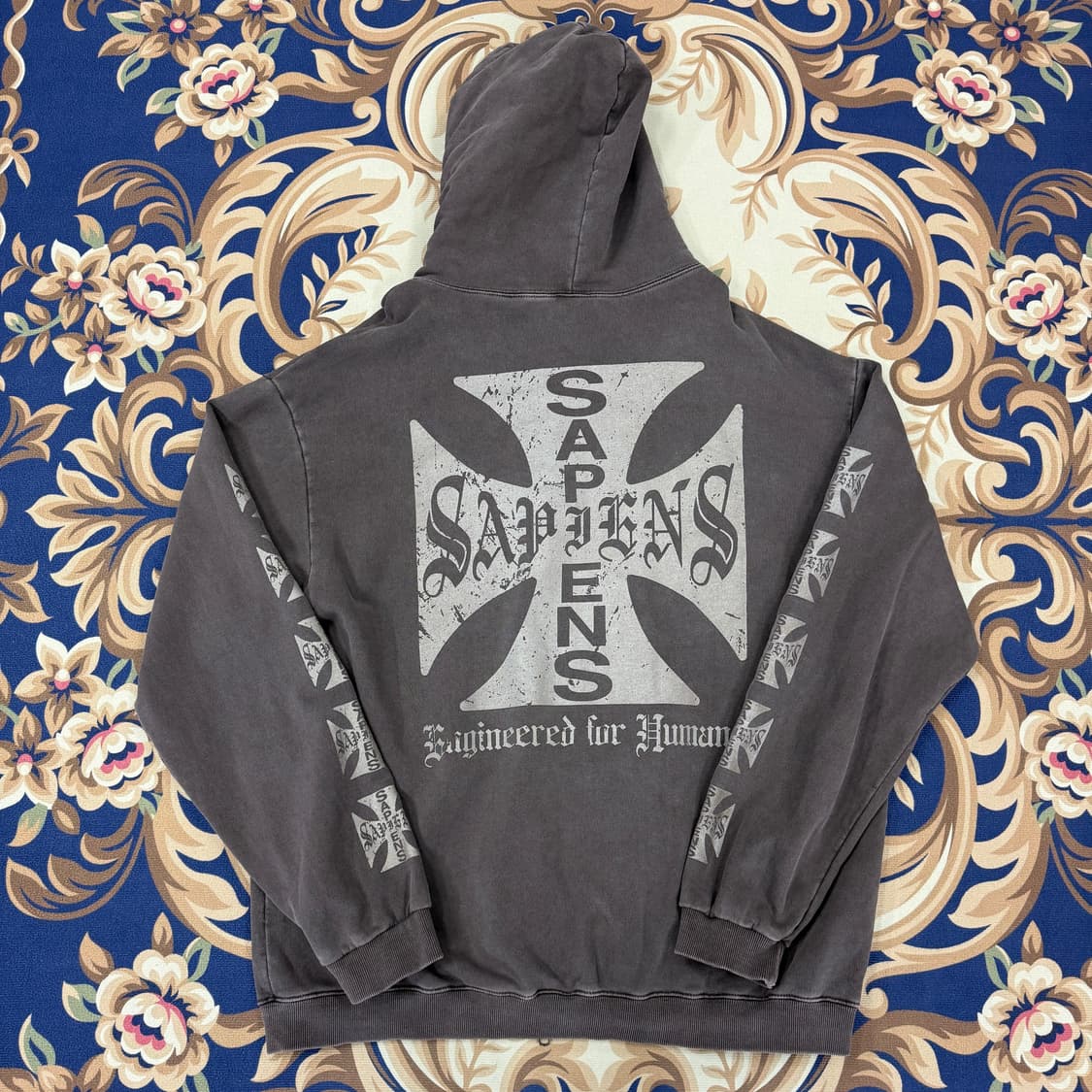 (L)사피엔스 Sapiens 네오사피엔스 후드집업(브라운,2way지퍼) 상품이미지1