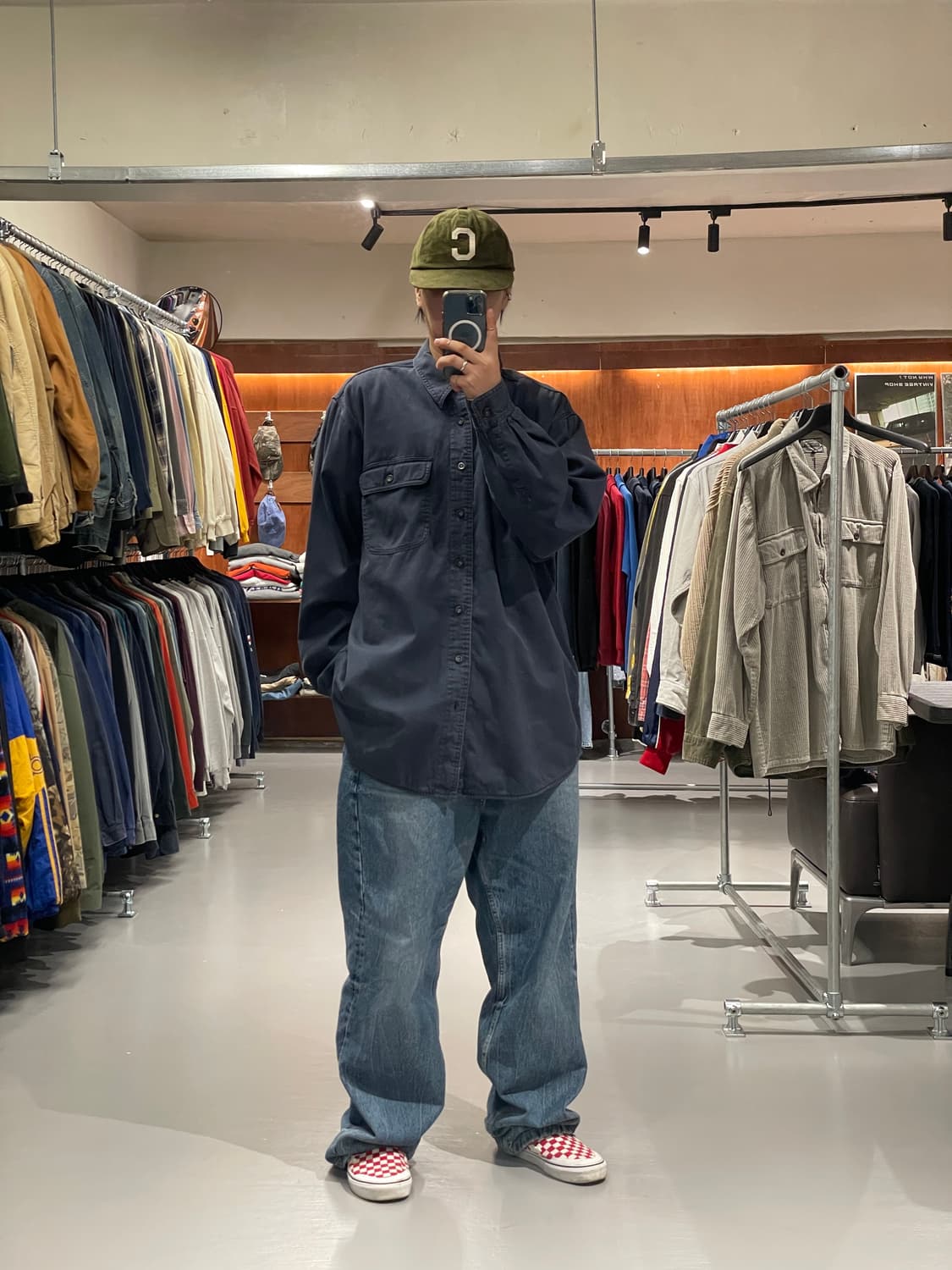 L.L Bean 안감 체크 셔츠   상품이미지4
