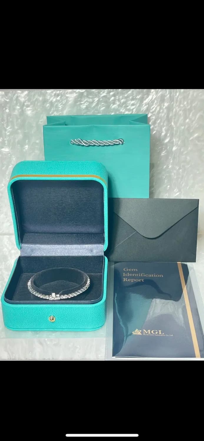 *새상품*랩그로운다이아몬드 5.6CT 14K금 테니스 팔찌 상품이미지1