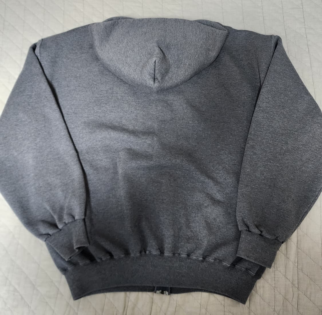 [XL] 90s 빈티지 러셀 애슬레틱 후드집업 다크그레이 상품이미지4