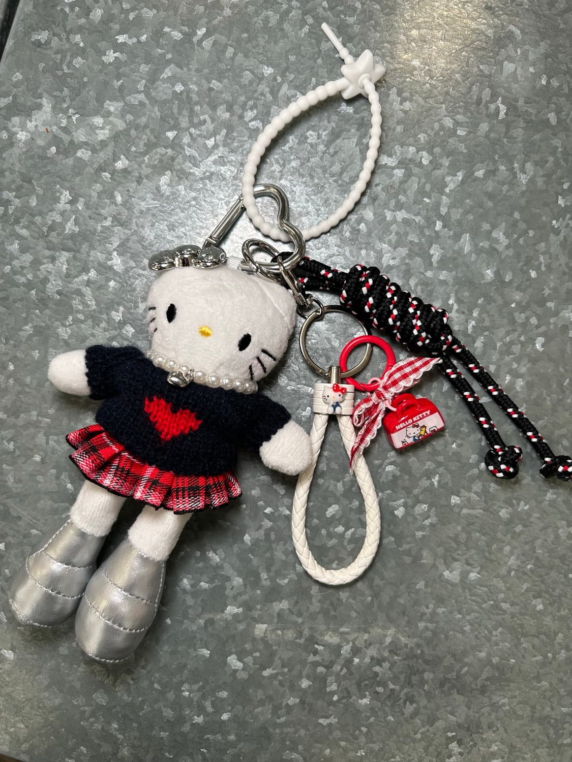 (28)❣️ 롱다리 키티 하트 니트 커스텀 키링 💋 상품이미지6