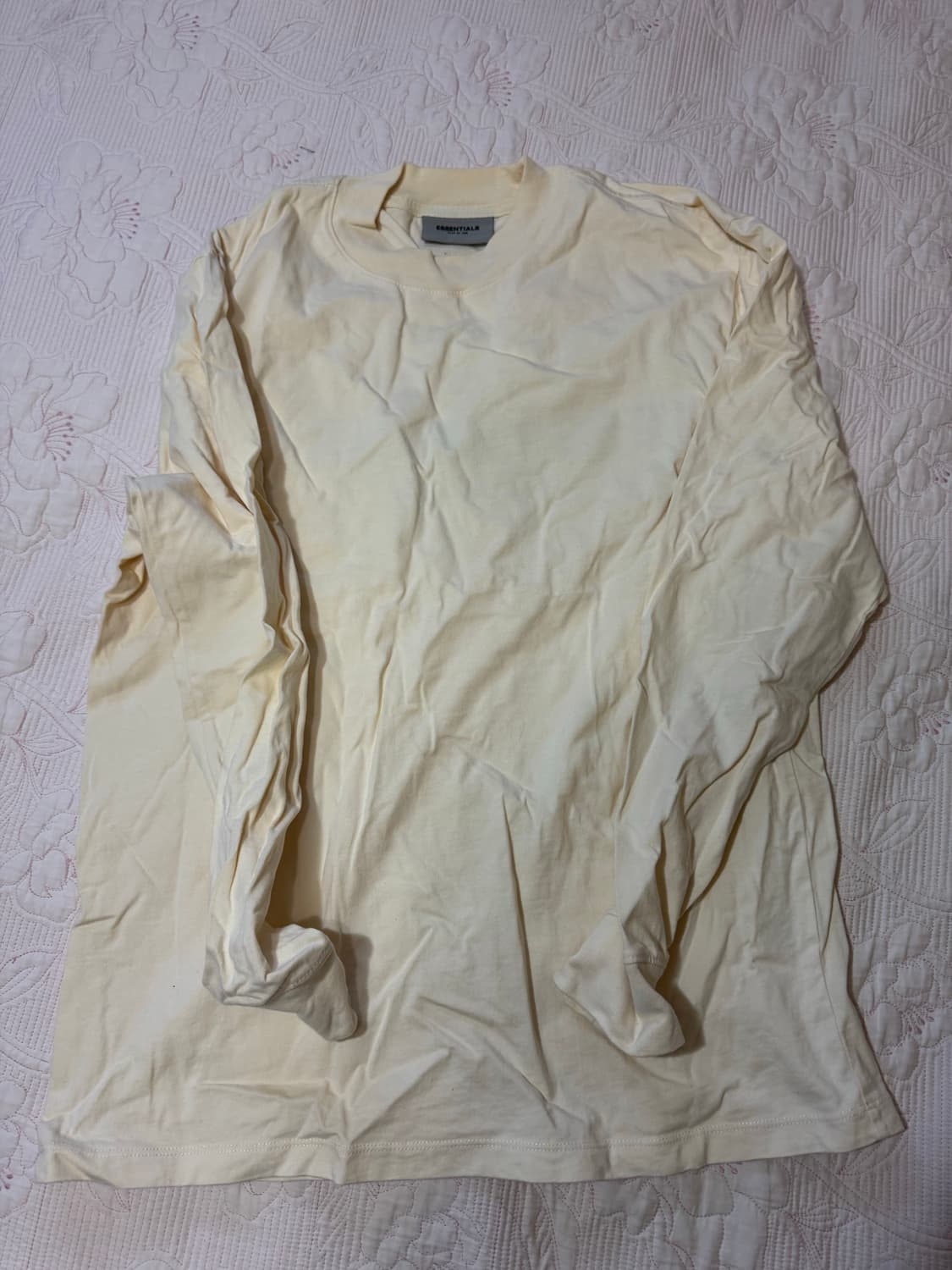 에센셜(Essentials) 긴팔 티셔츠 백로고 s사이즈 상품이미지2