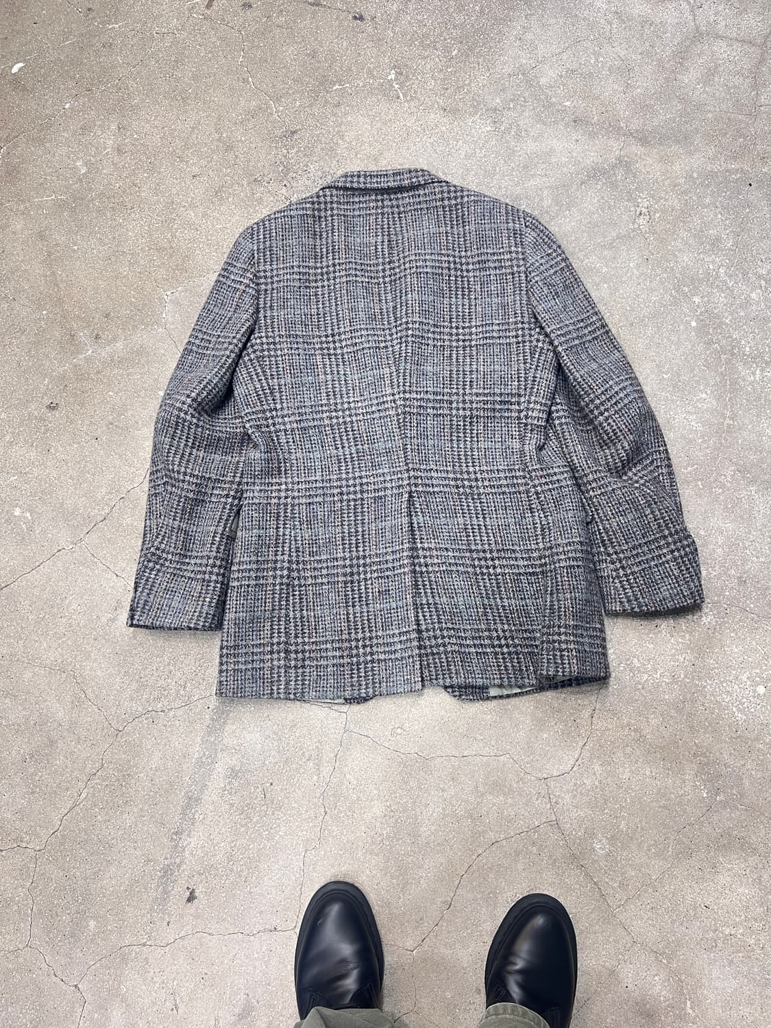 80’s Polo Ralph Lauren 울 체크 자켓 상품이미지3