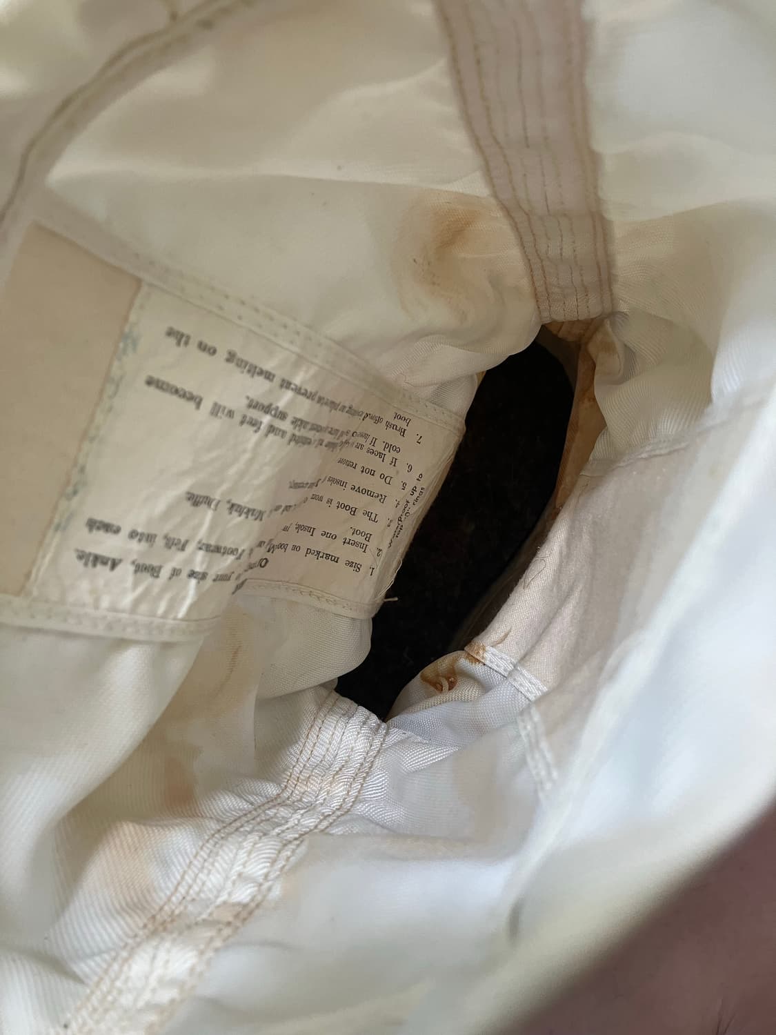 MUKLUK 캐나다군 70s 오리지널 머클럭 바니부츠 7 (270-75) 상품이미지4