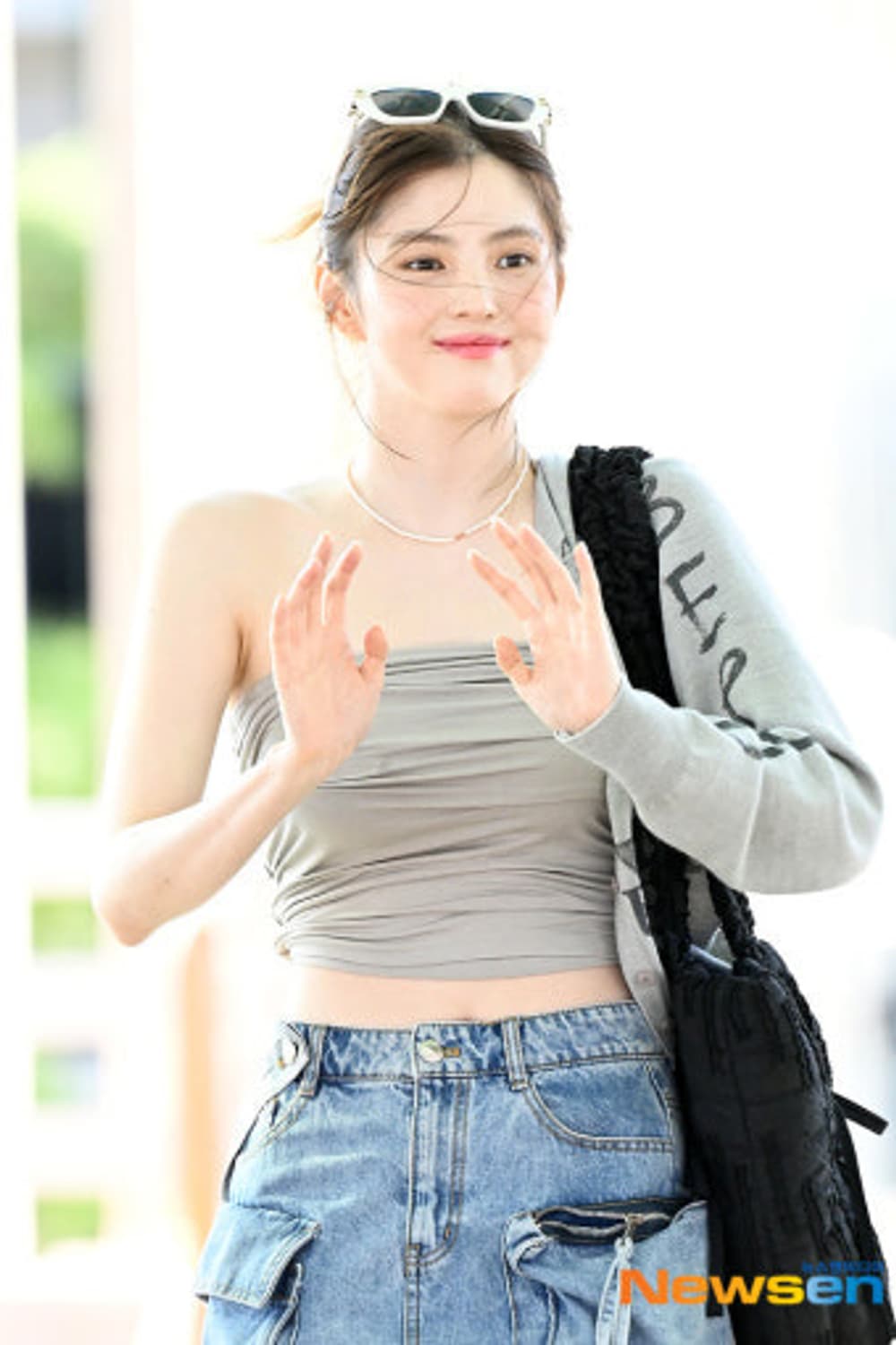 포허 머플러 탑 세트 (한소희 착용, 1-2회착 새상품퀄) 상품이미지2