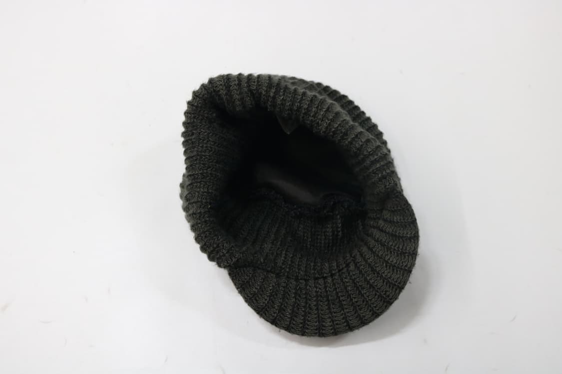 Hanes 헤인즈 90s 재팬 빈티지 차콜 립 니트 바이저 비니 (F) 상품이미지7