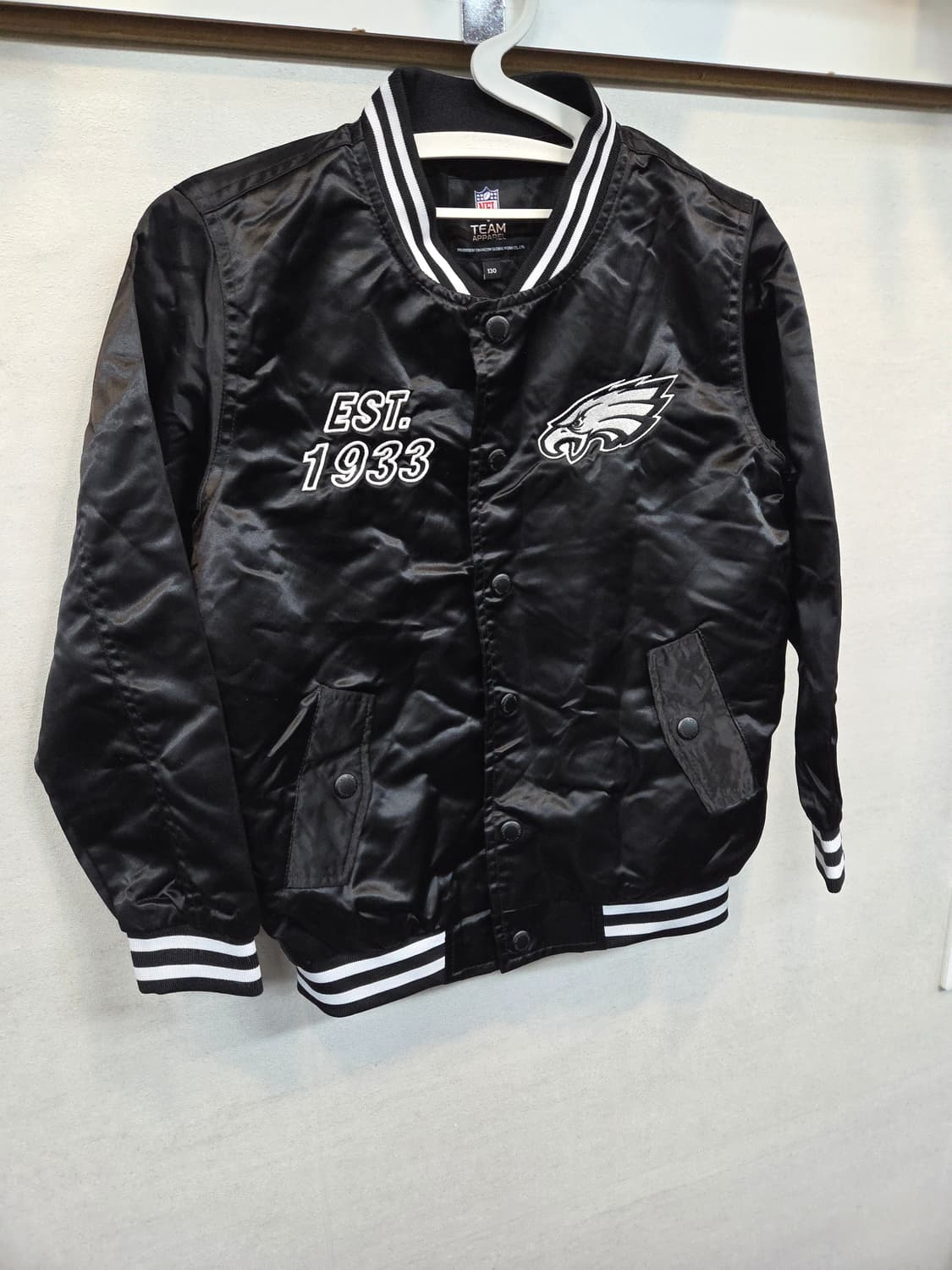 Nfl 키즈 필라델피아 이글스 바시티 자켓 130 6세 상품이미지5