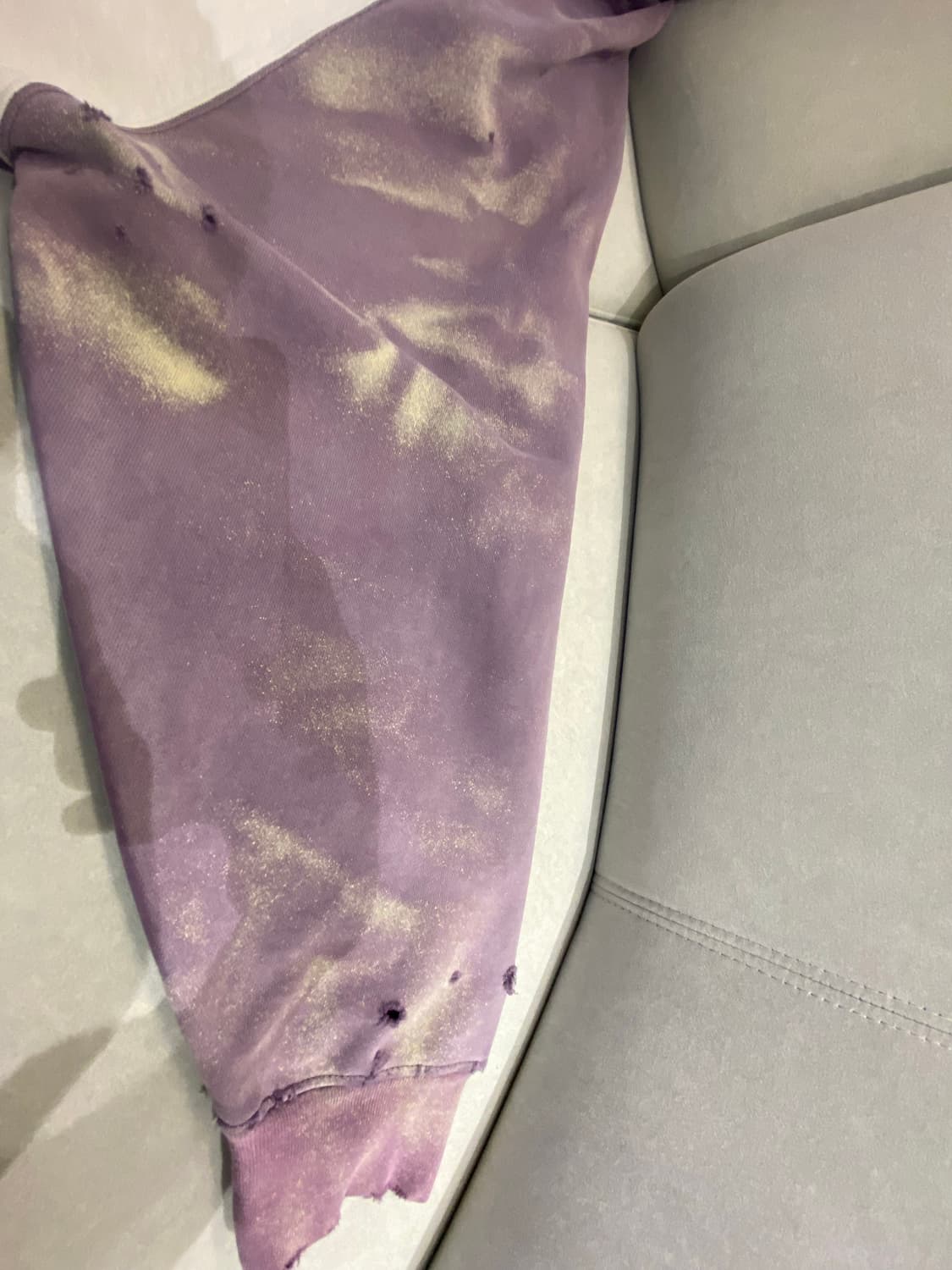 SECND SLF 디스트레스드 후드집업 XL 상품이미지3