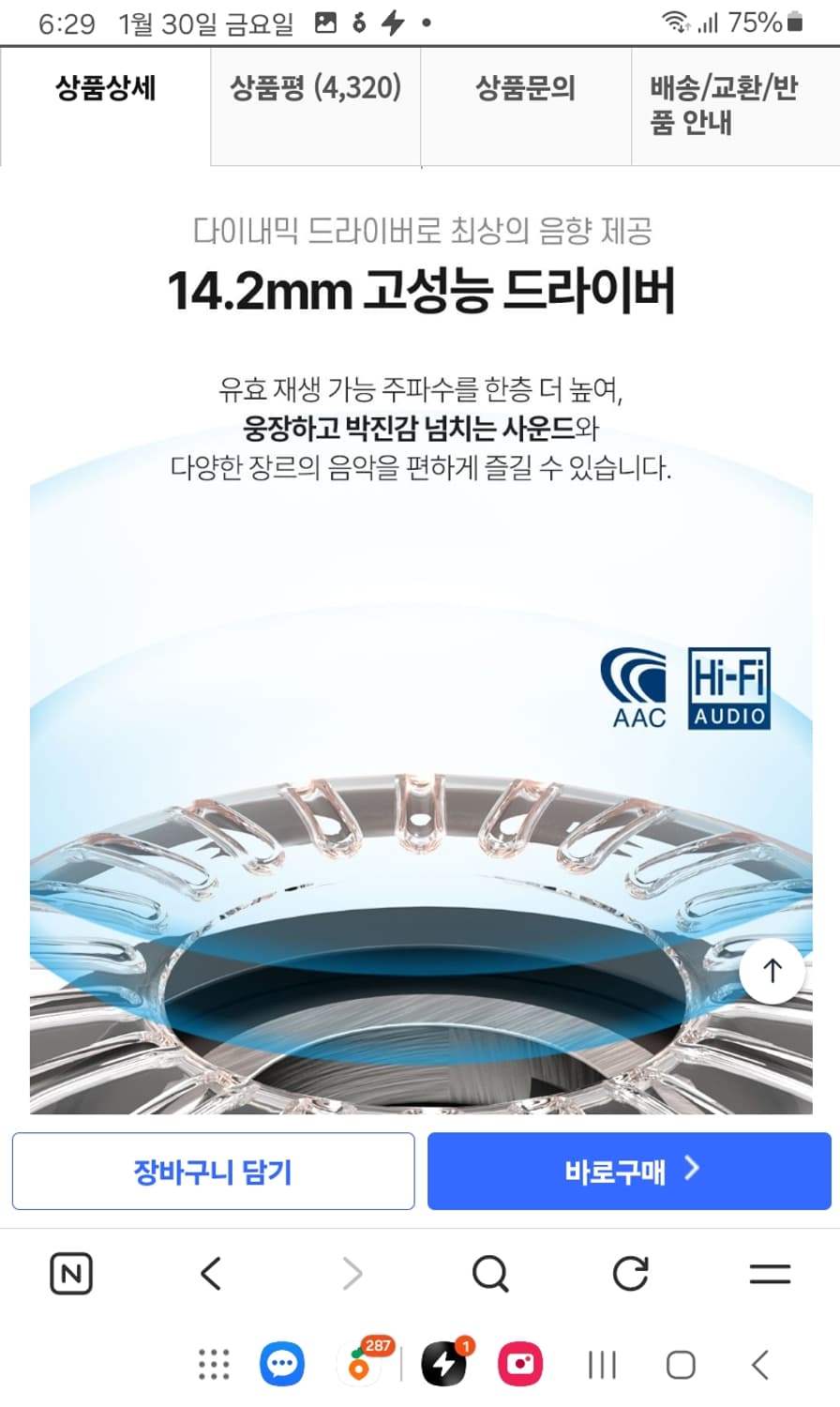 블라우풍트 이어폰 상품이미지6