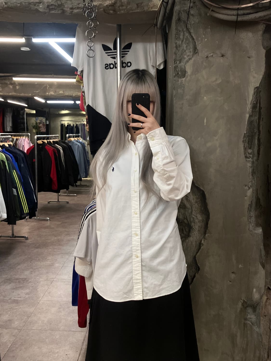 폴로 랄프로렌 셔츠 화이트 M  #csz2823 상품이미지2