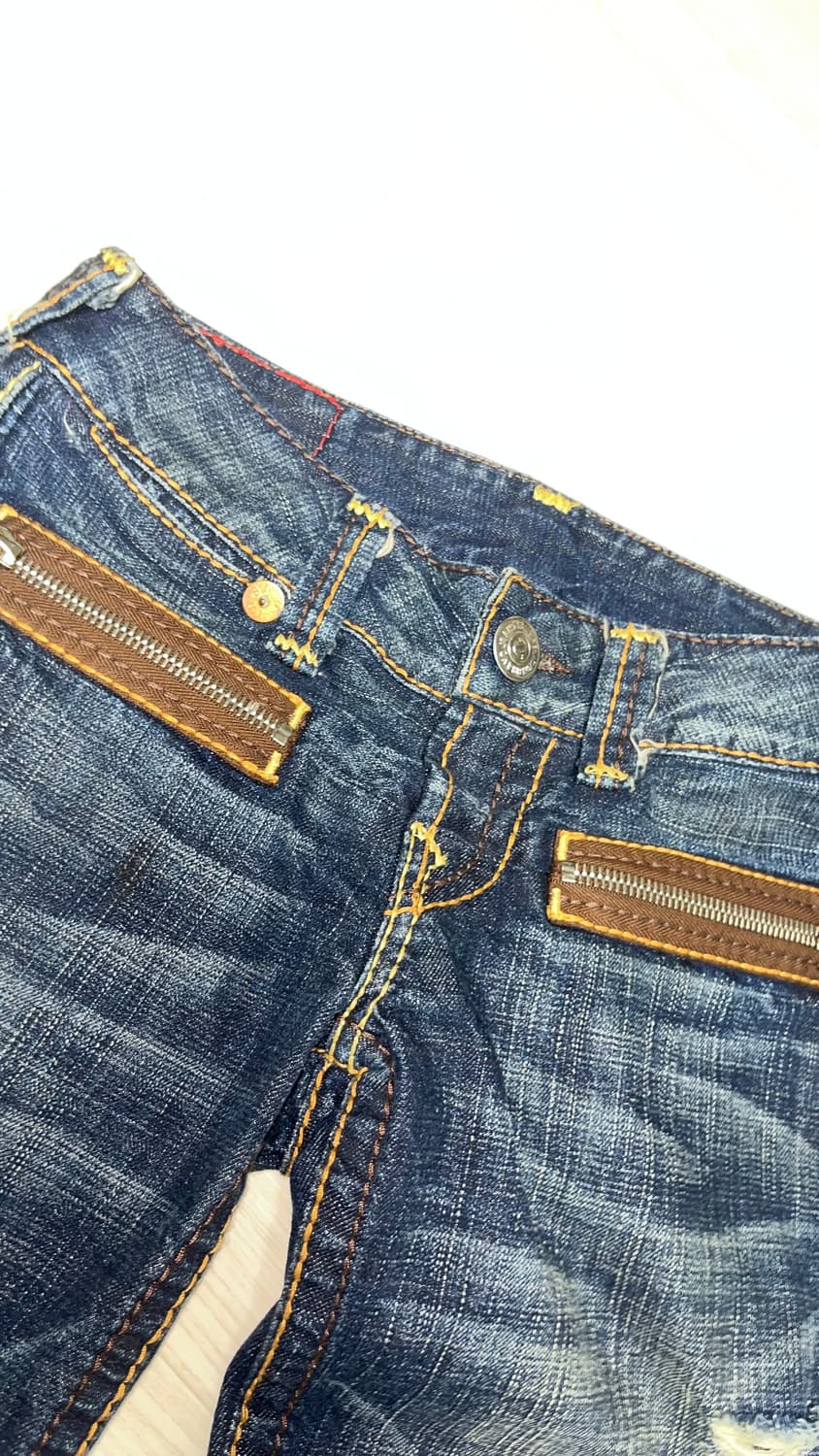 트루릴리젼 리리지퍼 로우라이즈 부츠컷 28 상품이미지1