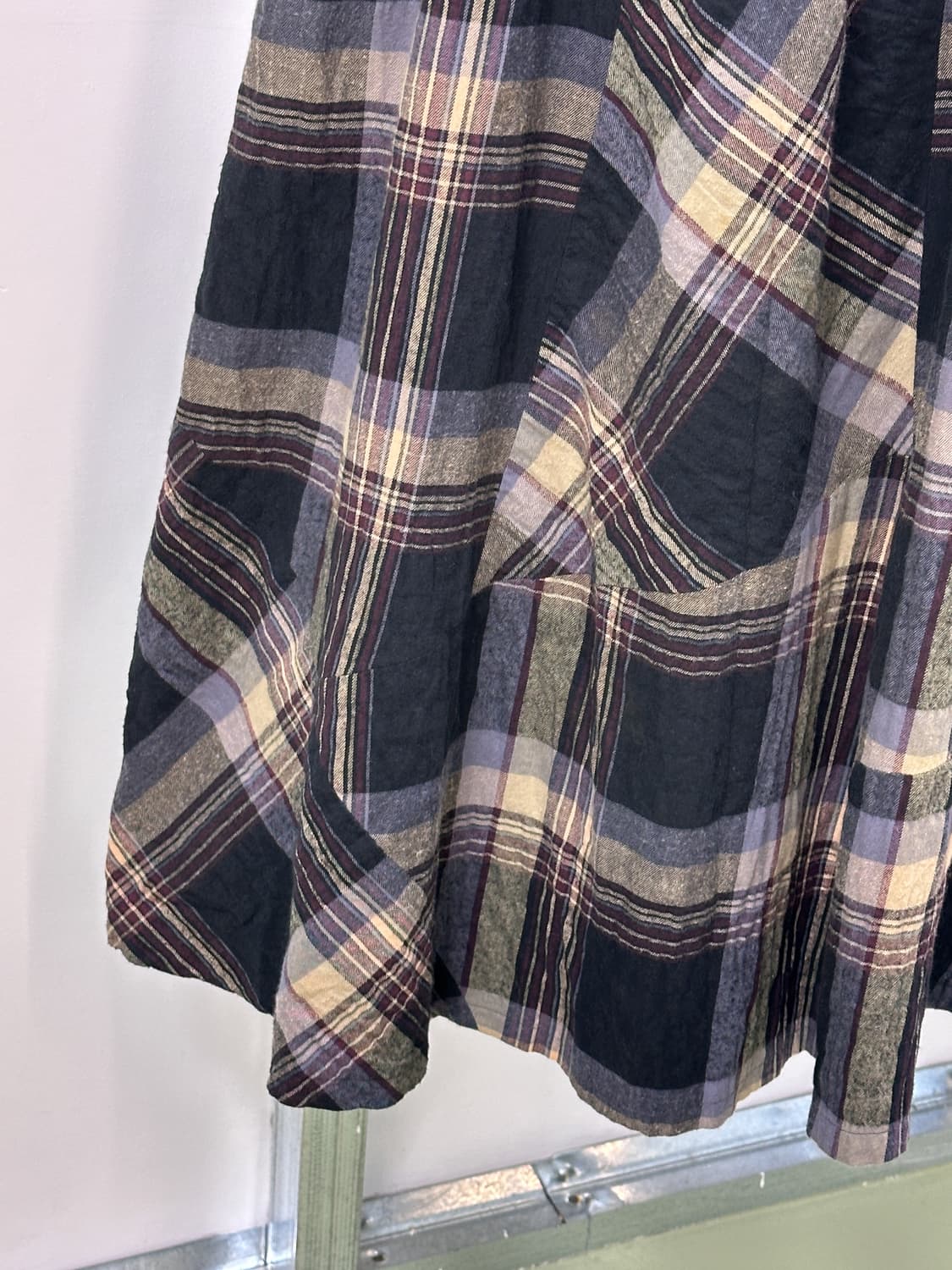 check flare long skirt 상품이미지5
