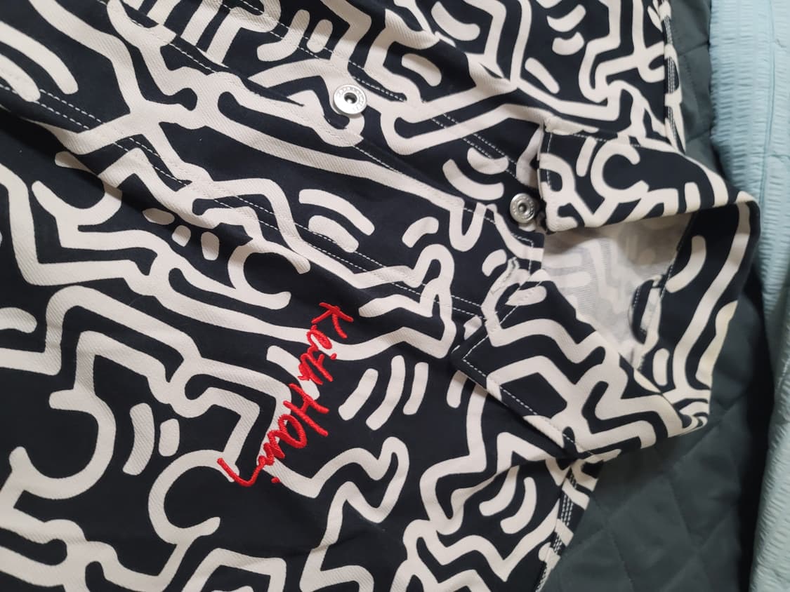 키스헤링 X h&m 오버핏 자켓 XL 110 115 XXL 패턴 hnm 상품이미지5