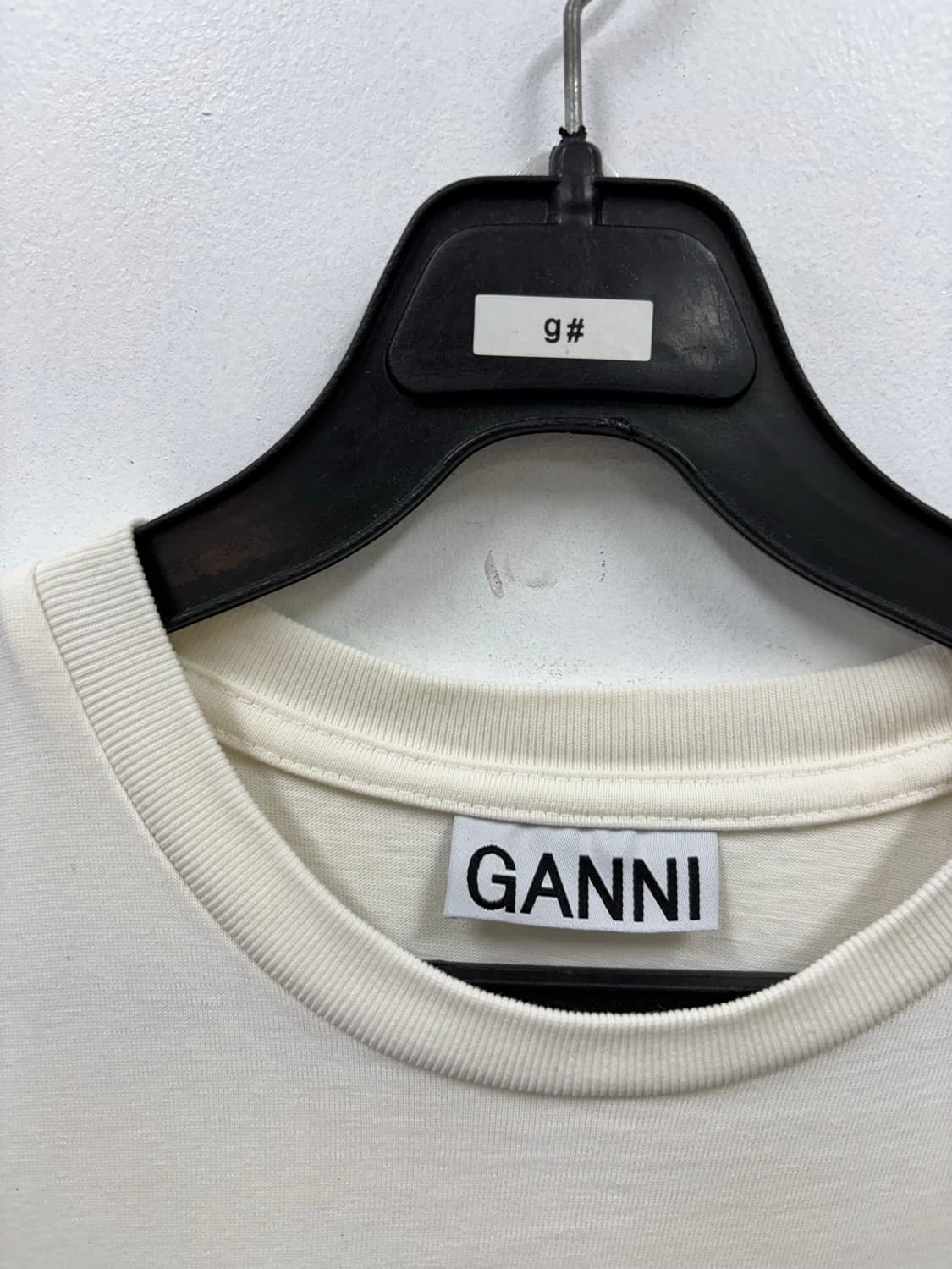 GANNI 릴랙스드 보우 반팔티 상품이미지3