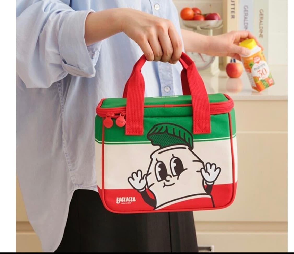 야쿠르트 보냉 런치백 새상품 상품이미지1