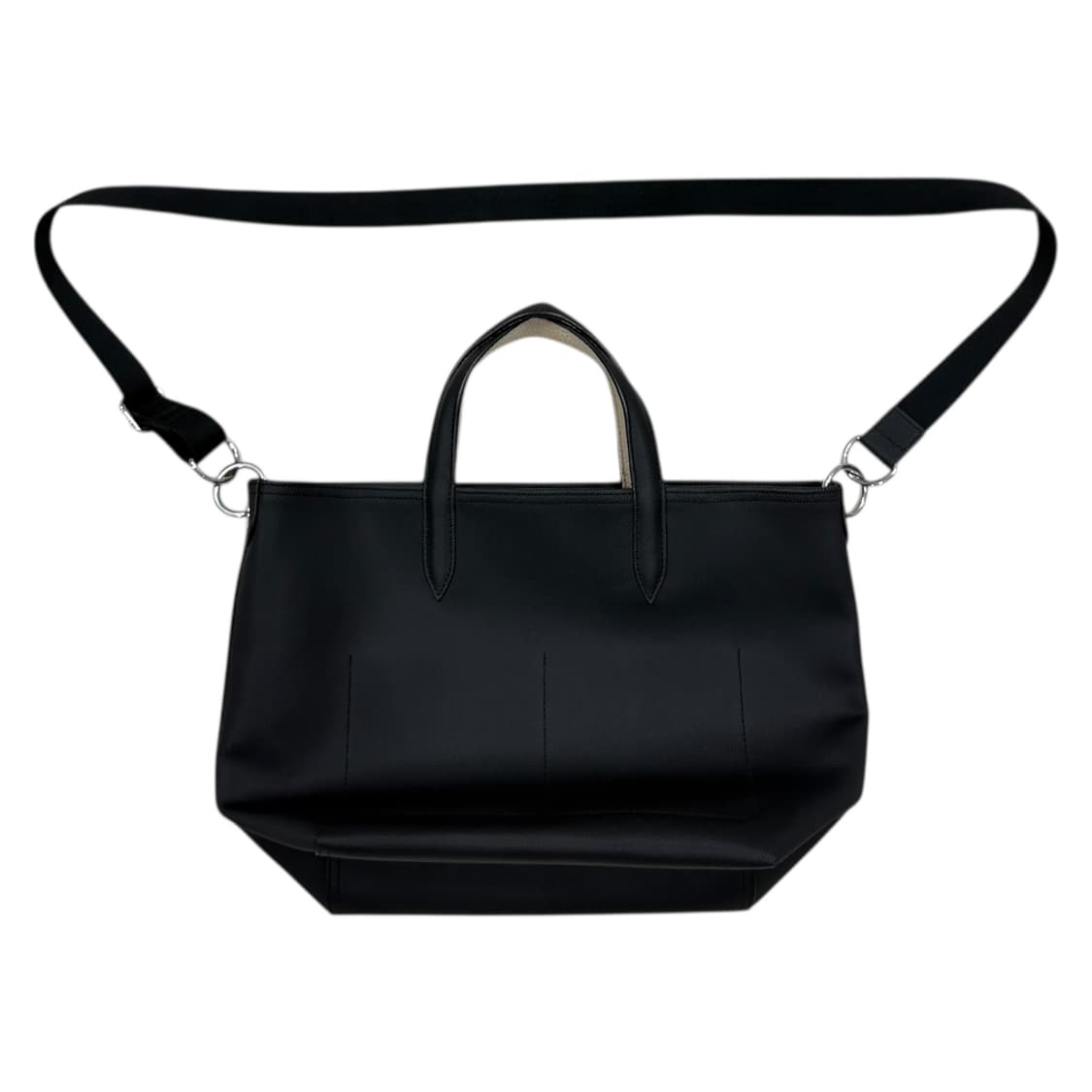 라코스테 리버서블 양면 크로스백 가방 블랙 베이지 상품이미지2