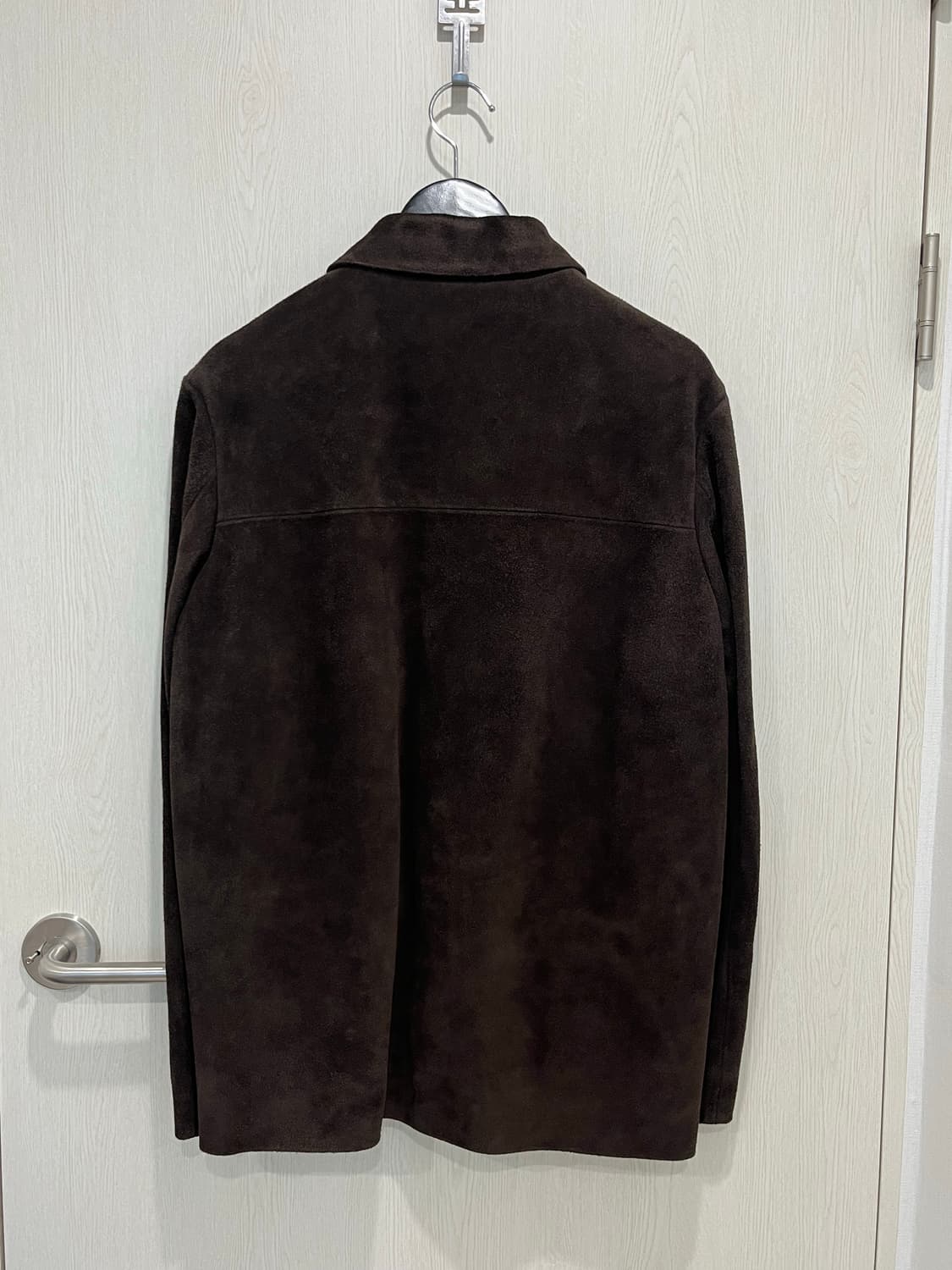 [48]강정석 퍼머넌트 레더 카코트 다크브라운 상품이미지2