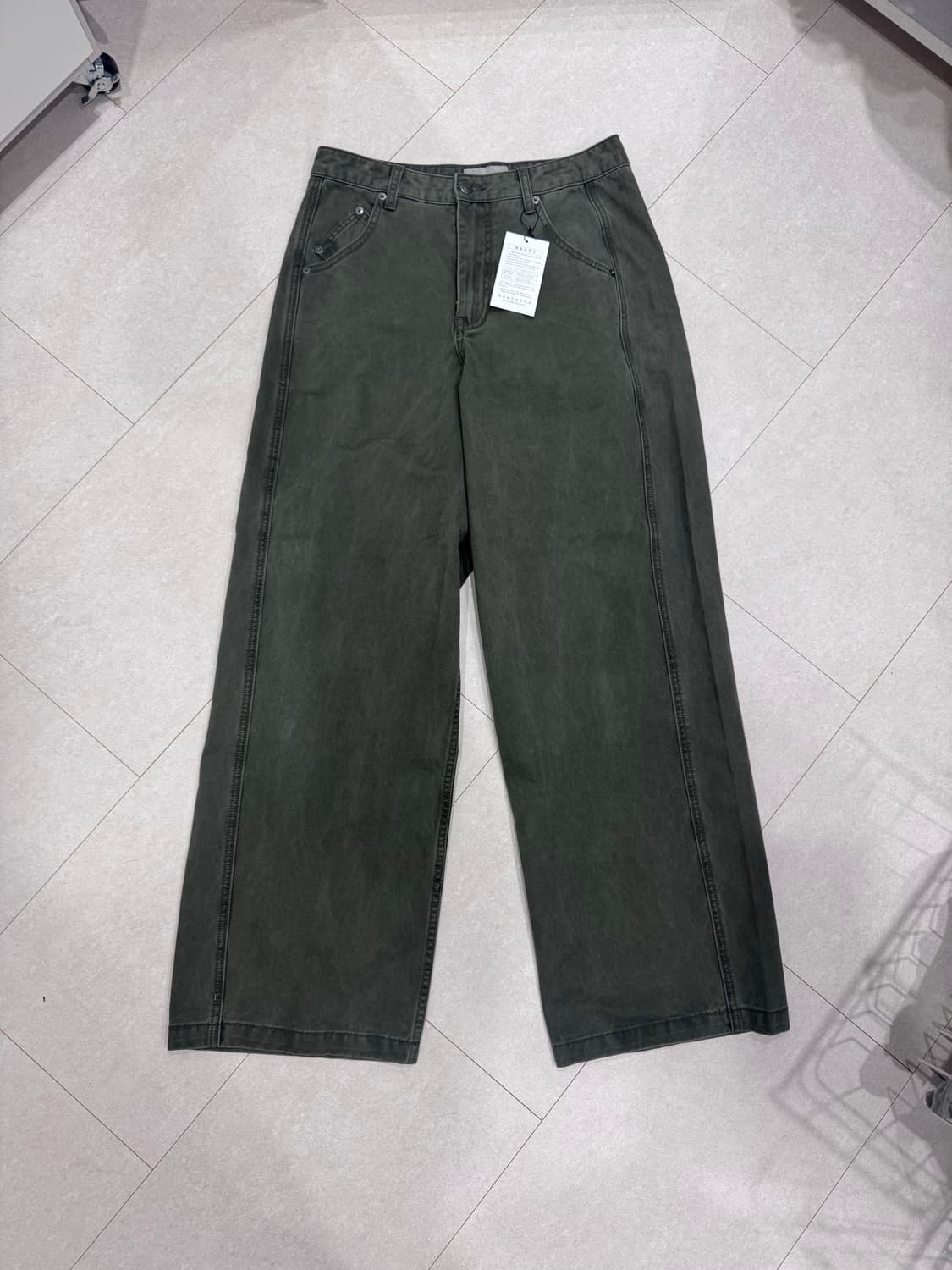 비긴202 워시드 코튼팬츠 상품이미지1