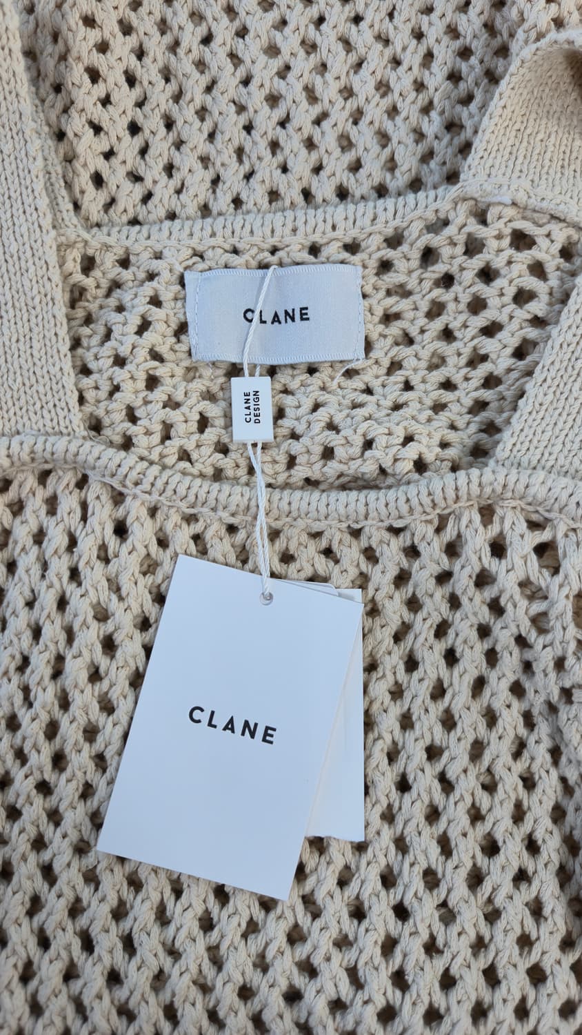 크로셰 니트 원피스 F 베이지 코튼 린넨 나시 튜닉 레이어드
CLANE 상품이미지4