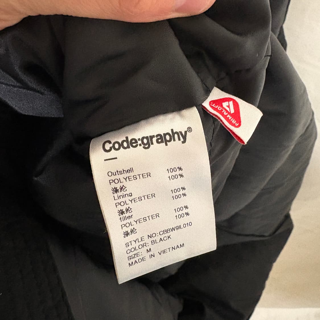 코드그라피 프리마로프트 몬스터파카 롱파카 / 블랙, M 상품이미지9