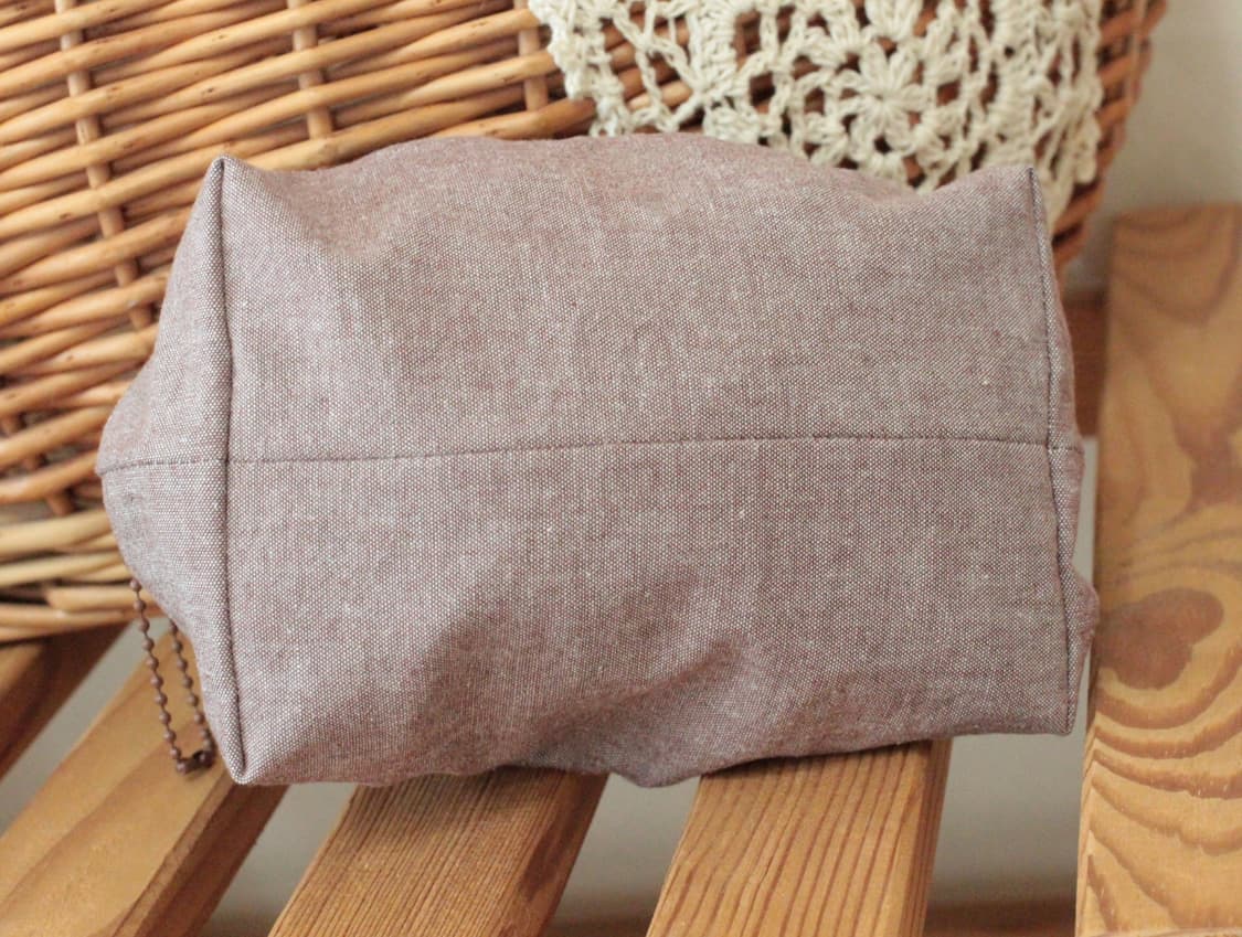 핸드메이드 브라운 바네 파우치 상품이미지8