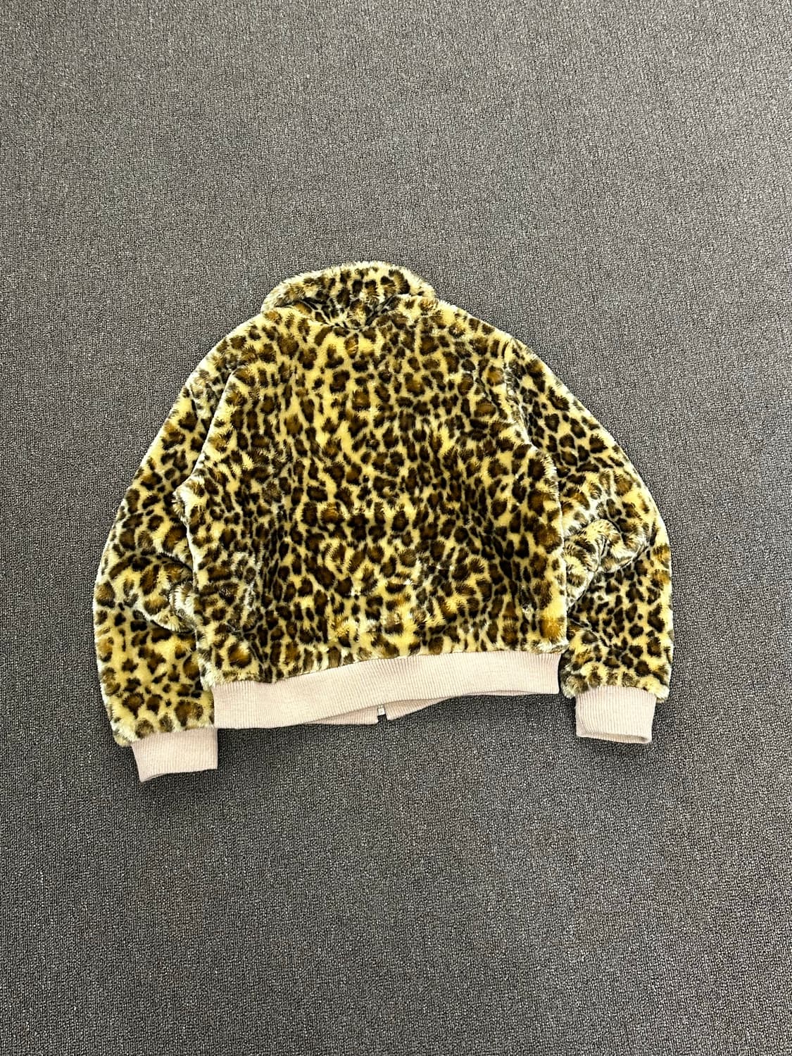 M)Japanese vintage 여성 레오파드 퍼자켓 상품이미지4