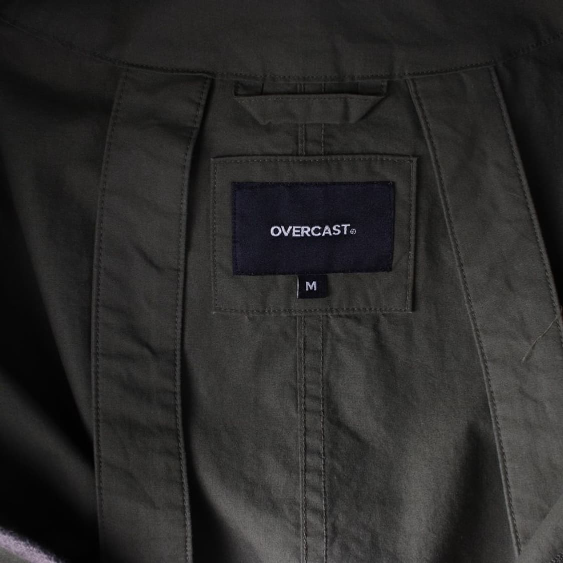 OVERCAST 피쉬테일 롱 야상 파카 올리브 M 상품이미지7